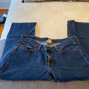 Lucky brand cropped jeans